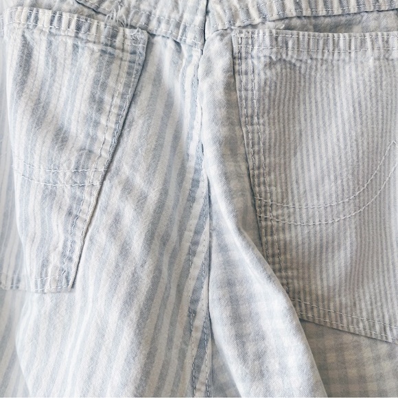Vintage 90’s Bongo striped cotton Bermuda shorts 27.5” waist - Picture 3 of 9